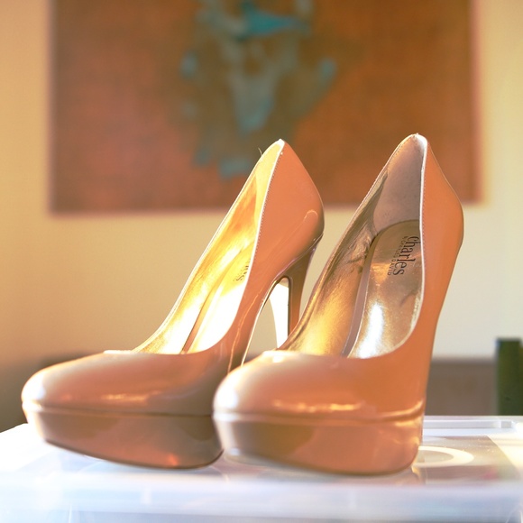 Charles David Shoes - Charles David Nude High Heel Size 7
